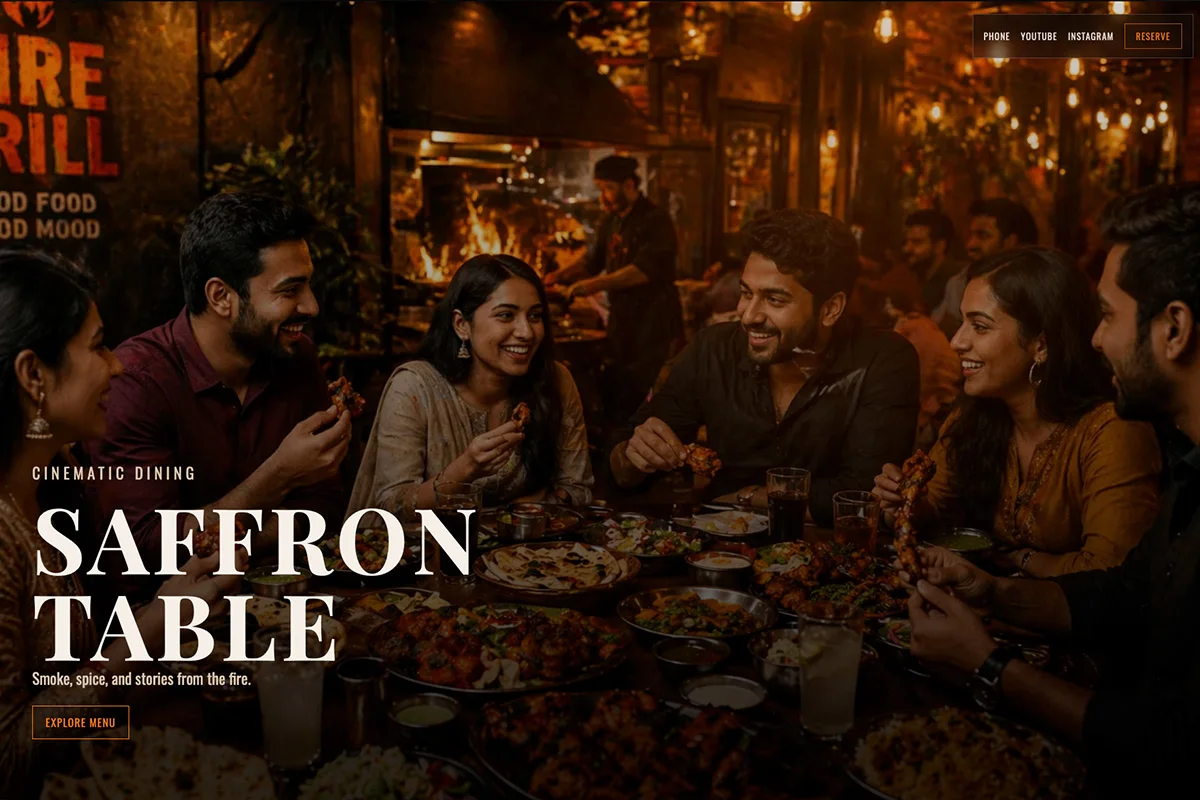 Saffron Table